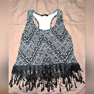 Fringe Abstract Tank Top!